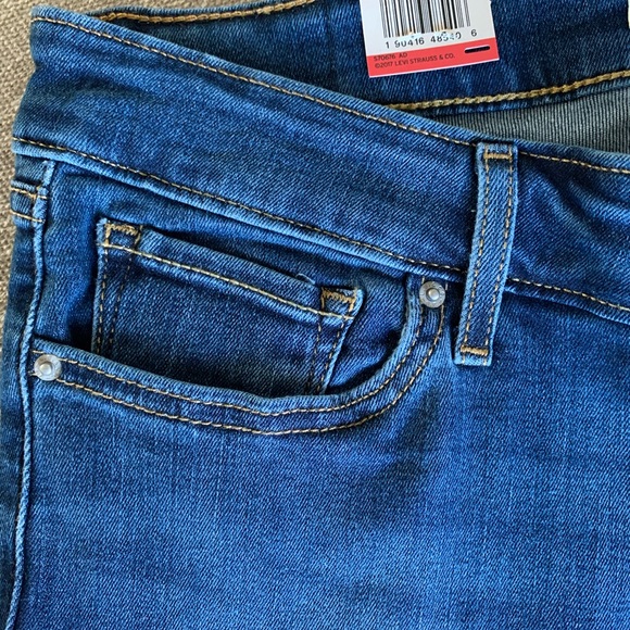 NWT Levi’s mid rise skinny jeans size 29 - Picture 3 of 6